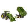 JOHN DEERE 7R CON PALA Y REMOL