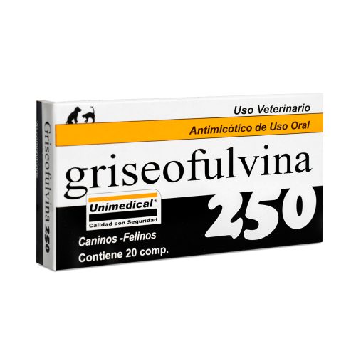 GRISEOFULVINA 250 GRS 20 COMP